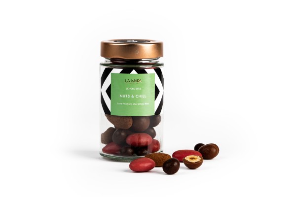 Schokobites "Nuts & Chill" aus der Chocolaterie La Mara, 135 g