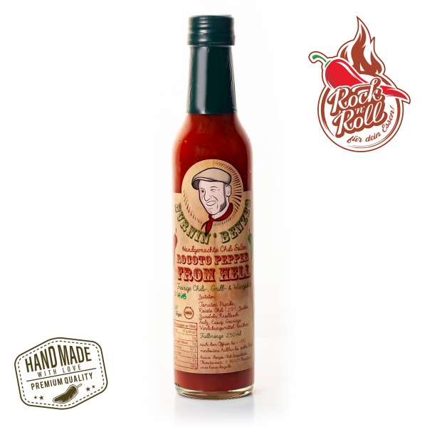 Chilisauce "Rocoto Pepper from Hell", 250 ml